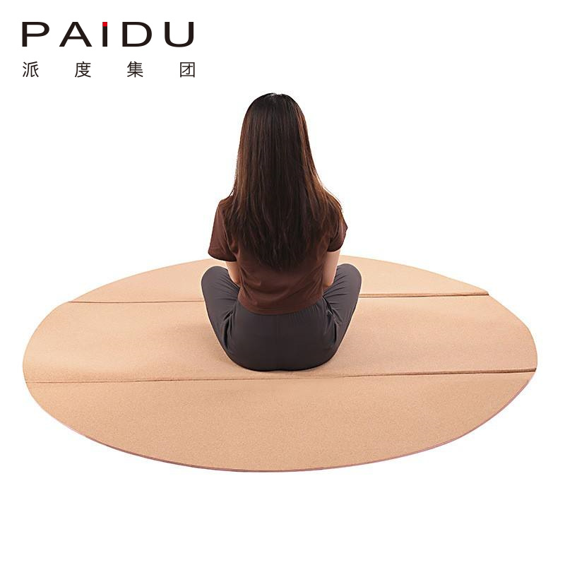 Paidu Manufacturer Quality Wholesale Oem&Odm Cork Tpe Folding Yoga Mat Manufacturer