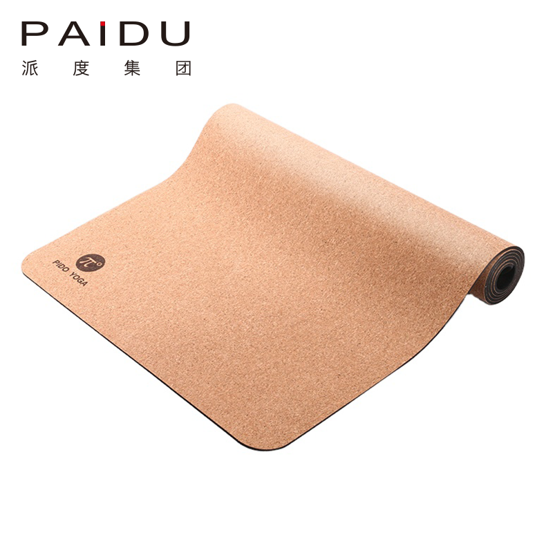 Paidu Manufacturer Cheap Quality 5Mm Wholesale Cork Rubber Yoga Mat Manufacturer