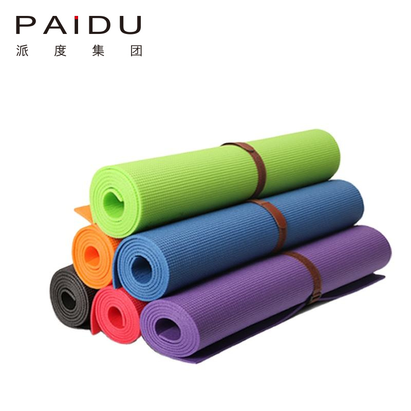 Paidu Manufacturer Customized 5mm Wholesale Pvc Yoga Mat Manufacturer