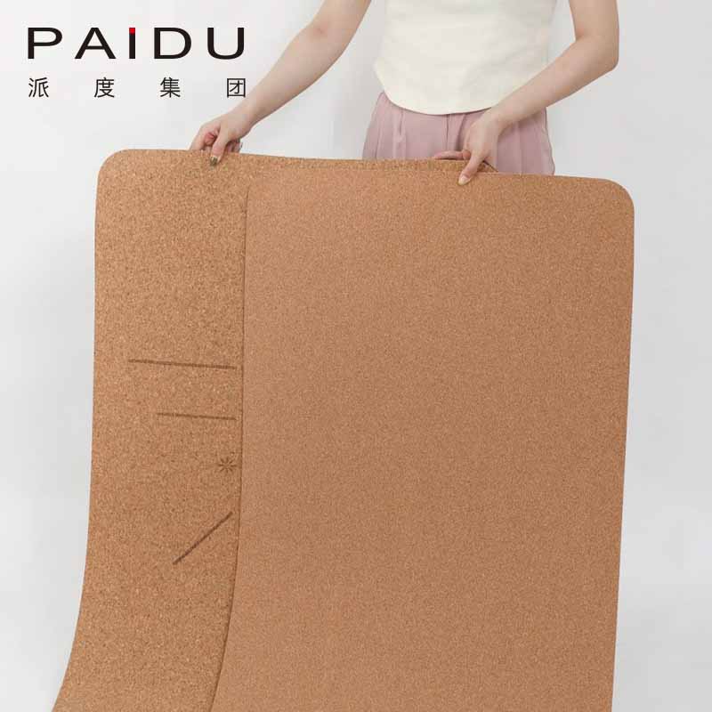 Paidu Manufacturer Quality Wholesale Oem&Odm Cork Tpe Folding Yoga Mat Manufacturer