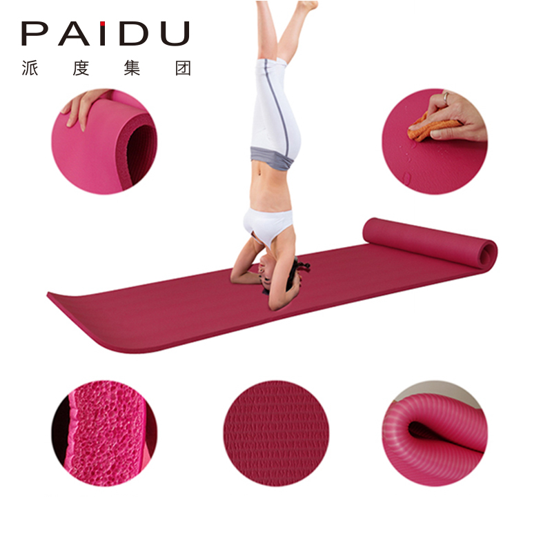 Paidu Manufacturer Quality High Density Customized Full Color Nbr Printing Yoga Mat Manufacturer
