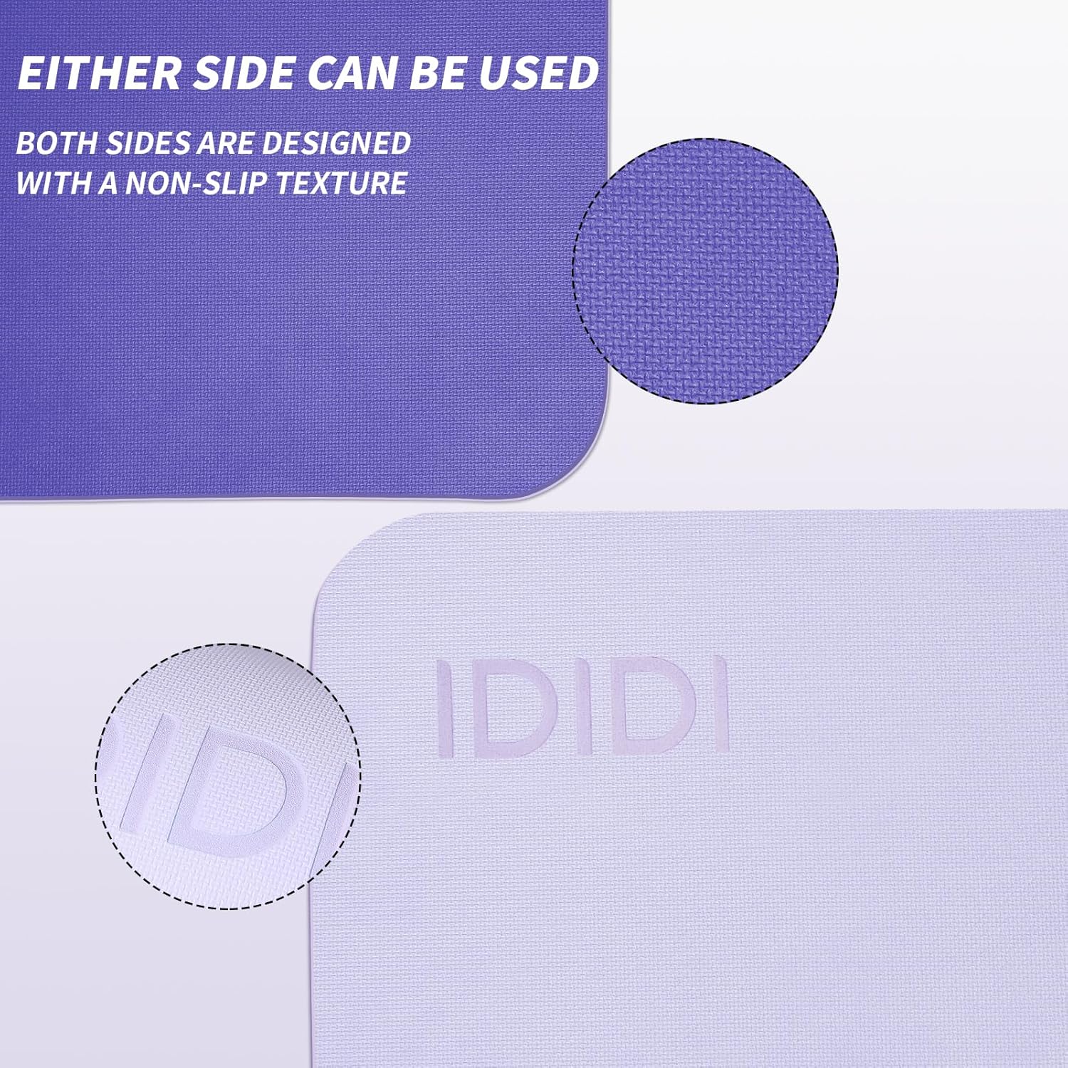 Yoga Mat with Strap,Non-Skid Workout Mat,8mm Thick Yoga Mat,POE Yoga Mats for Women Men Kids,Exercise Mat with Easy-Cinch,72