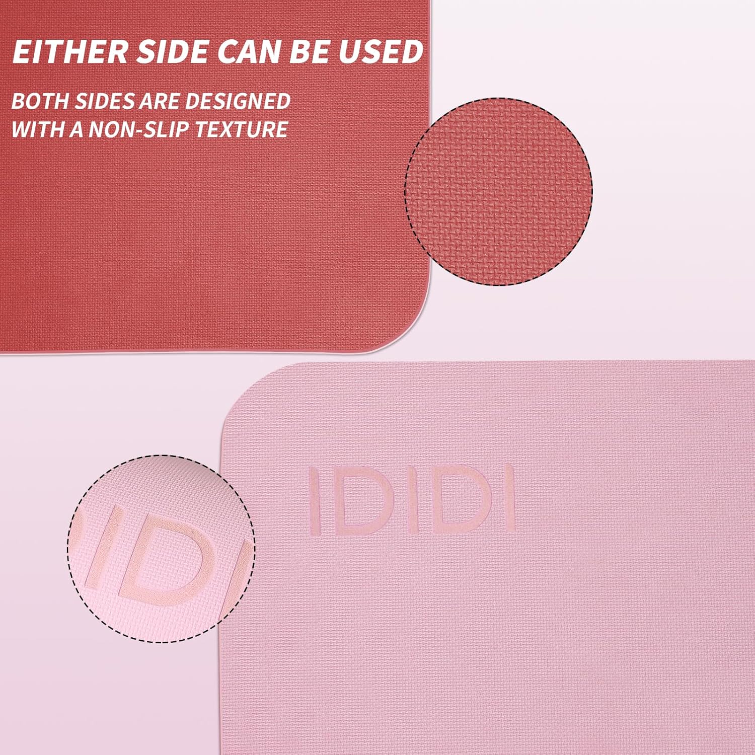 Yoga Mat with Strap,Non-Skid Workout Mat,8mm Thick Yoga Mat,POE Yoga Mats for Women Men Kids,Exercise Mat with Easy-Cinch,72