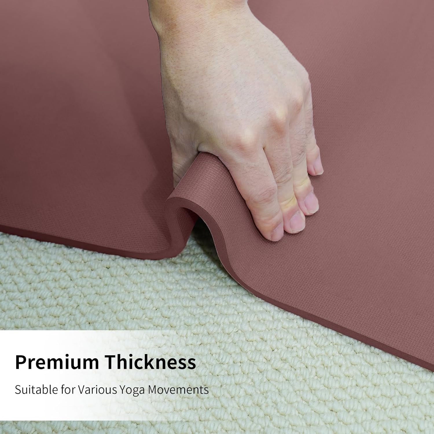 Non Slip Yoga Mat Thick (8MM,0.31