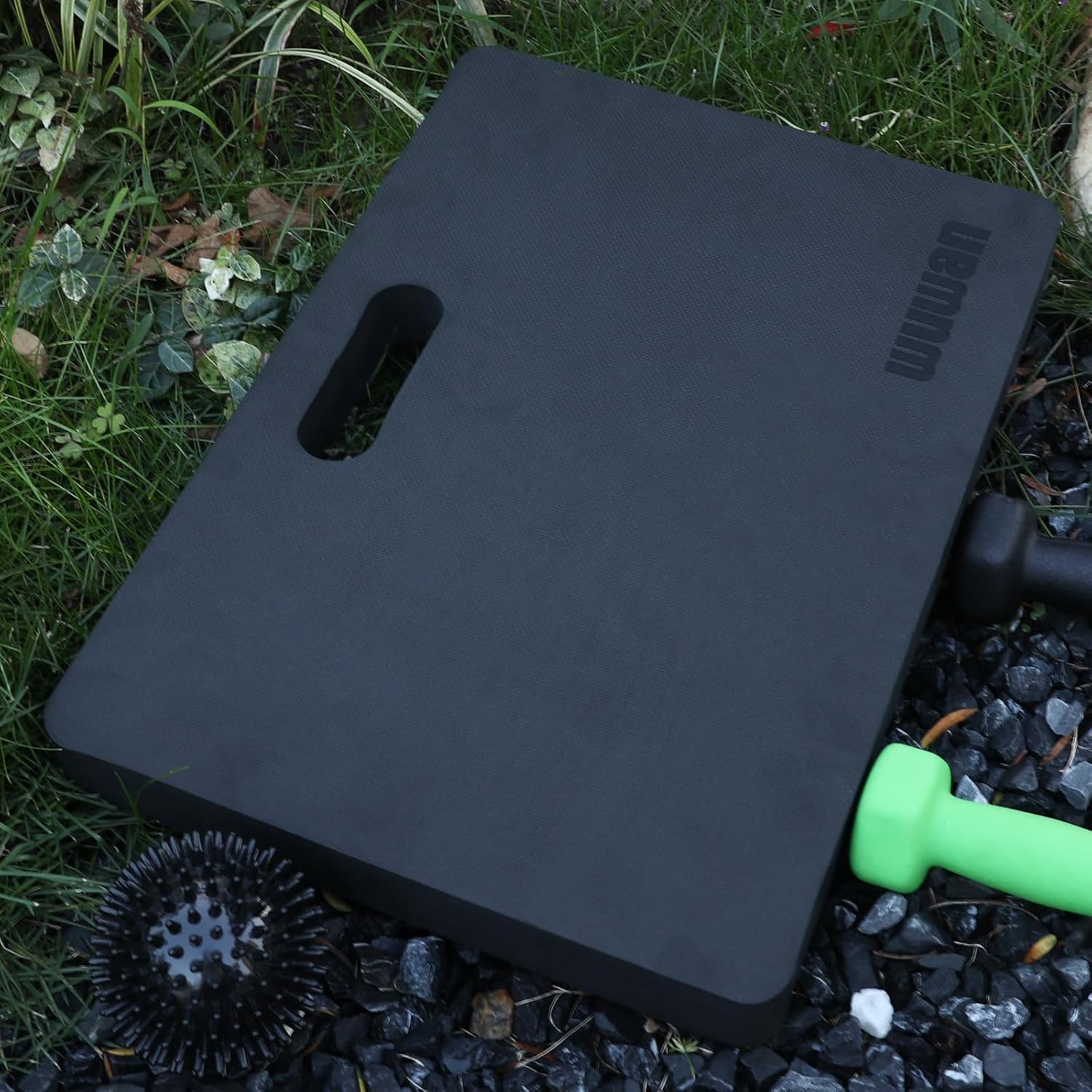 Yoga kneeling mat, 1.5in Thick,Knee Push-ups, Plank Support & Yoga Elbows/Knees Mat Provides Cushion for Kneeling & Elbows BLack