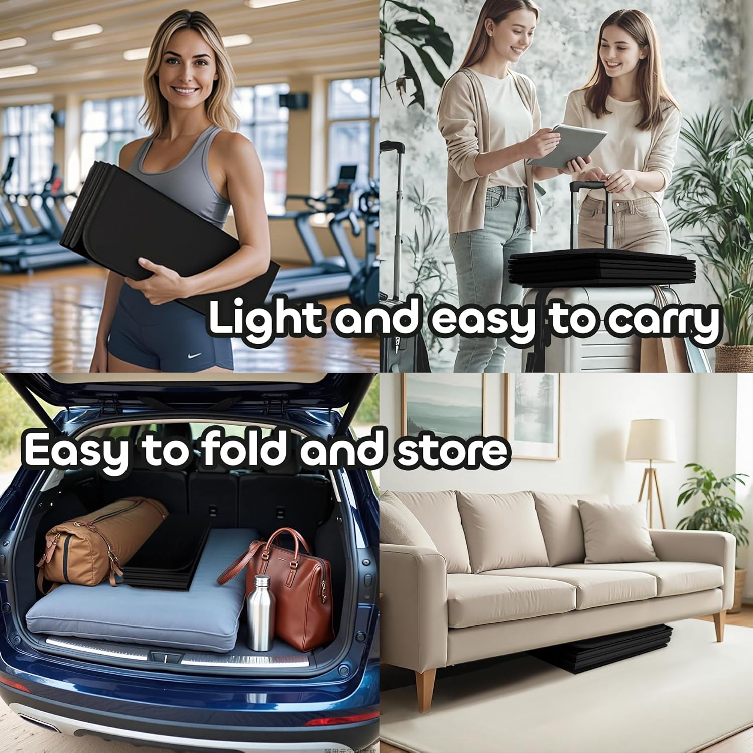 Foldable Extra Thick 1/2