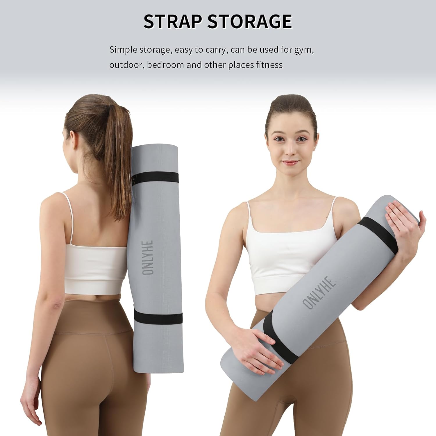 Extra Wide yoga mat 70cm Non Slip POE Exercise Mat Eco Friendly High Resiliency Fitness Mats