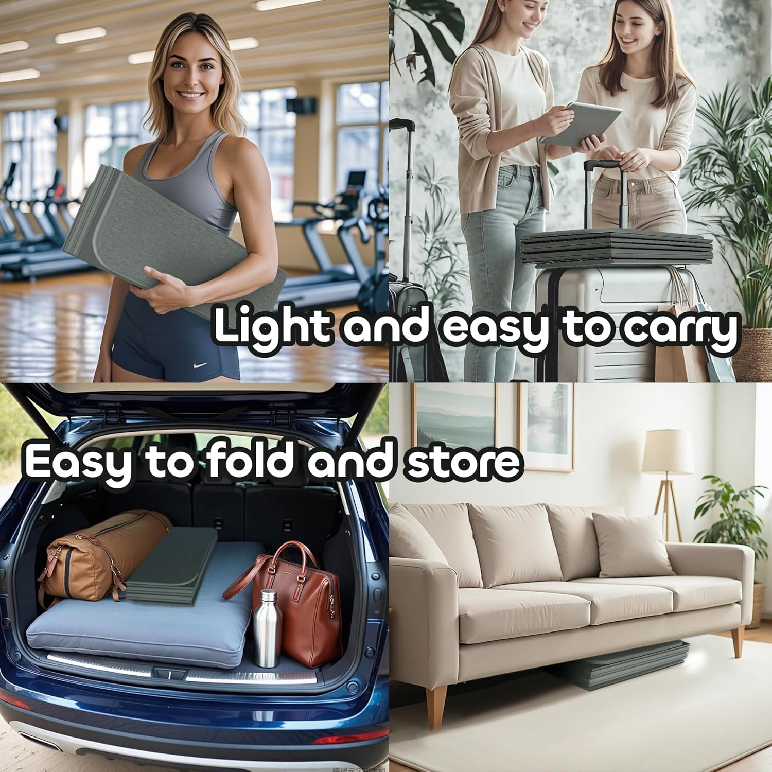 Foldable Extra Thick 1/2